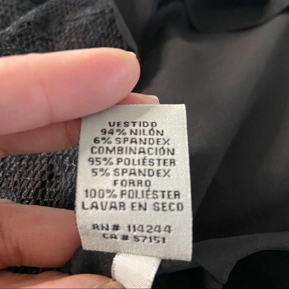 ELIZA J Lace Round Neck Cap Sleeve Sheath Dress - Picture 14 of 14